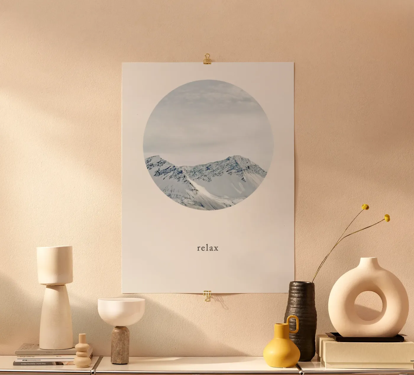 relax poster da natural neutral