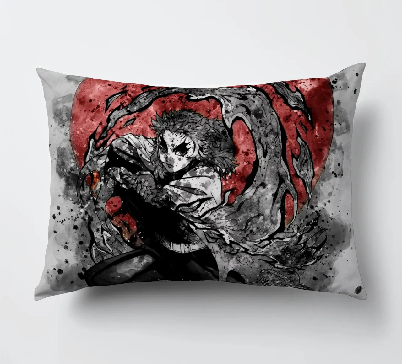 Kyojuro Rengoku decorative cushion by Neonartstudio