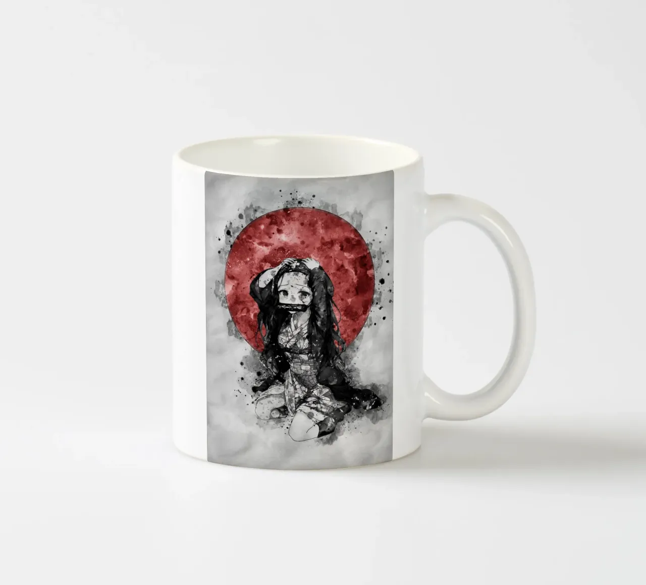 Nezuko Kamado tazza in ceramica da Neonartstudio