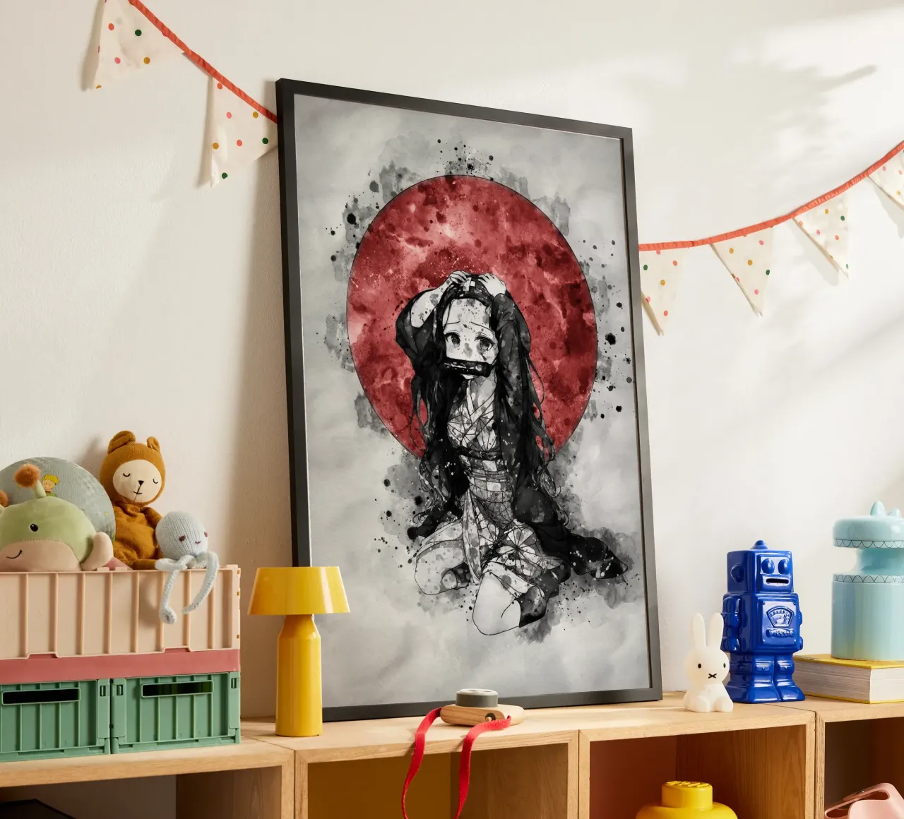 Nezuko Kamado carta hahnemühle da Neonartstudio