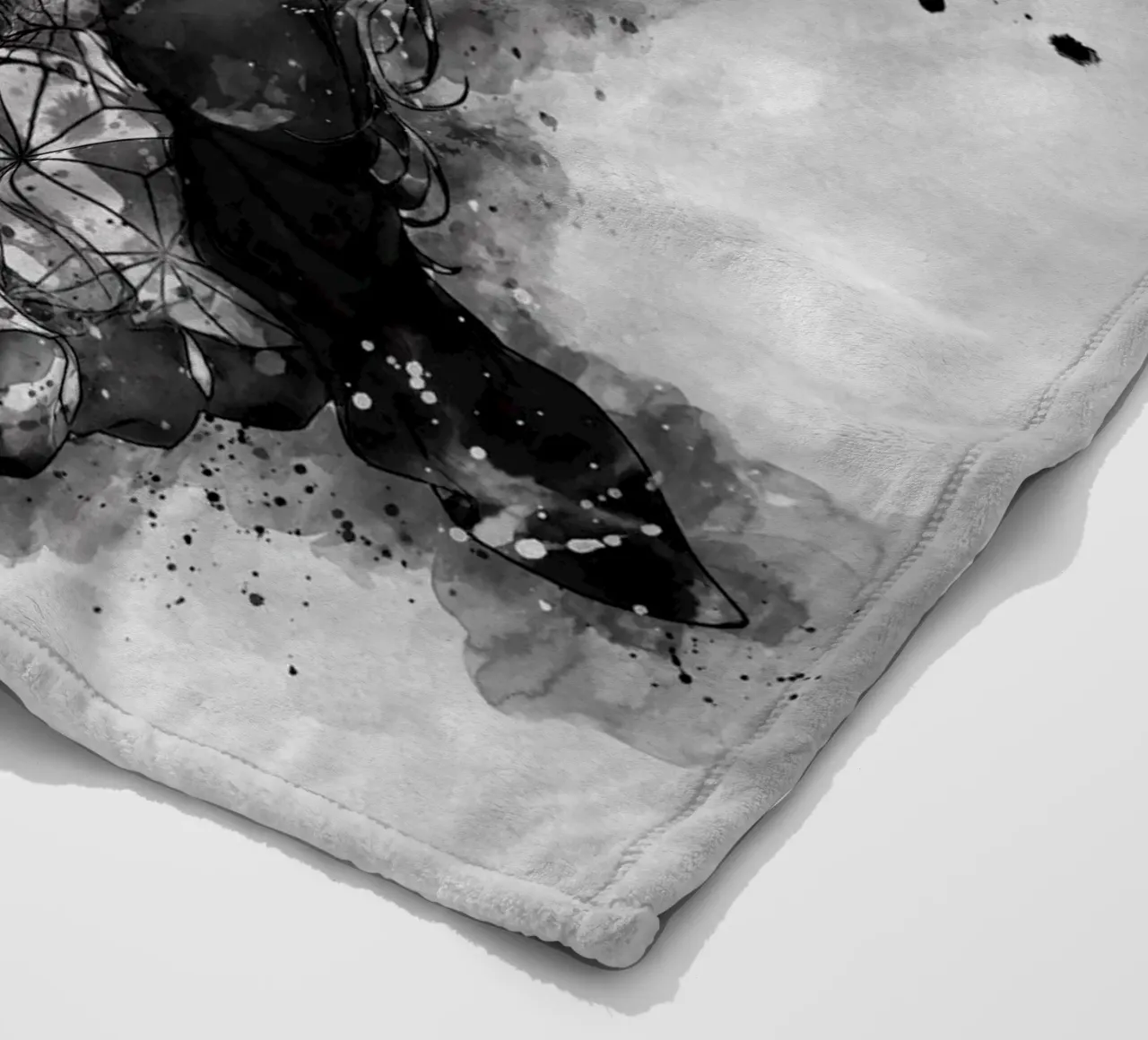 Nezuko Kamado coperta in pile da Neonartstudio