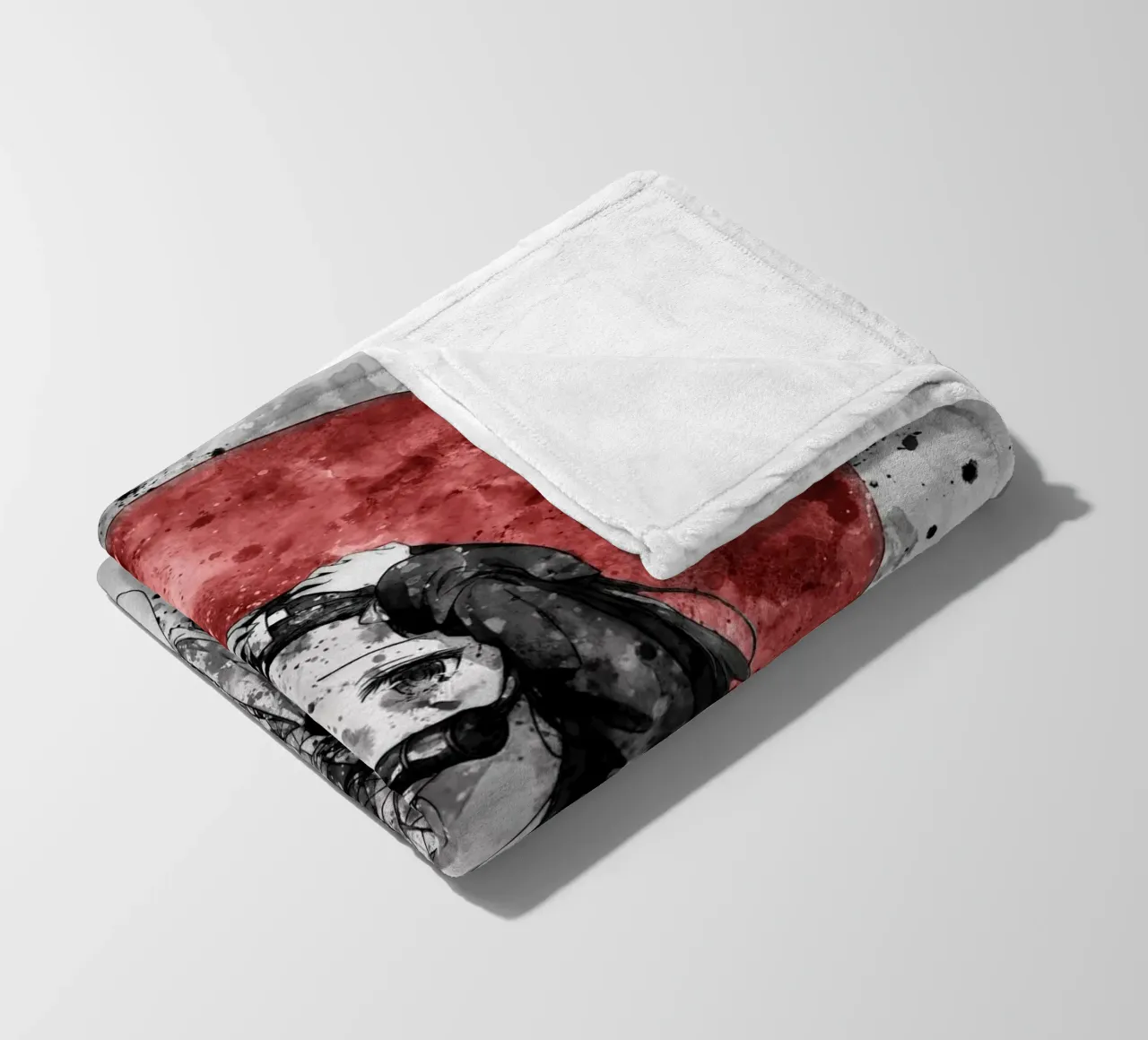 Nezuko Kamado coperta in pile da Neonartstudio