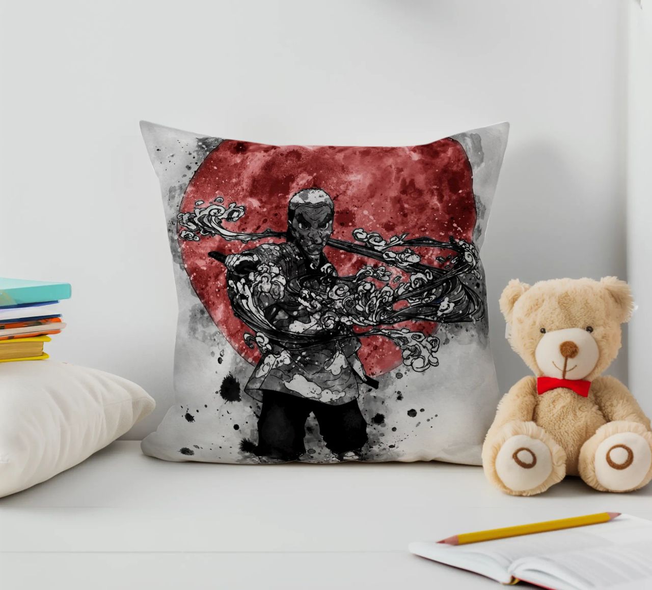 Sakonji Urokodaki cuscino da Neonartstudio