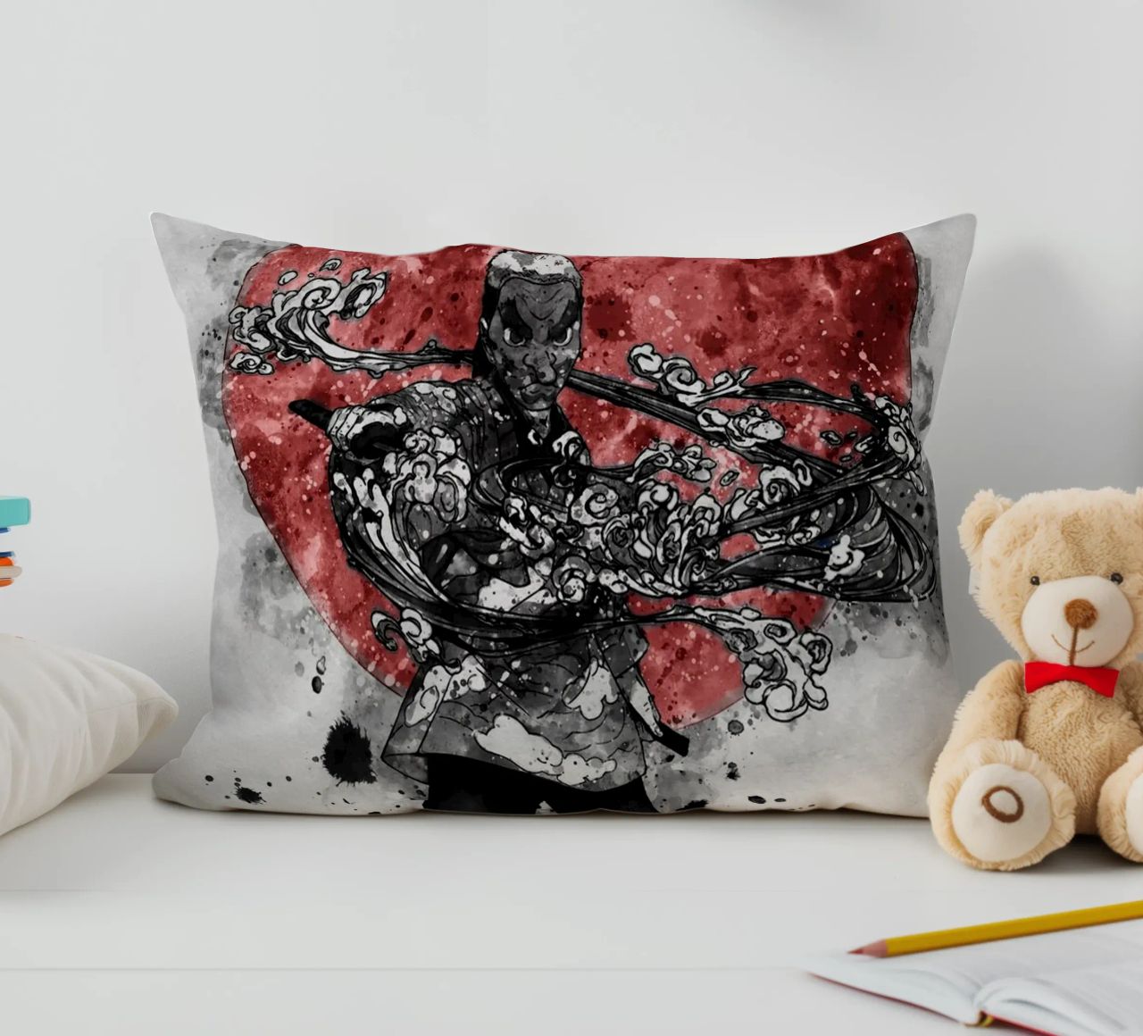 Sakonji Urokodaki cuscino da Neonartstudio