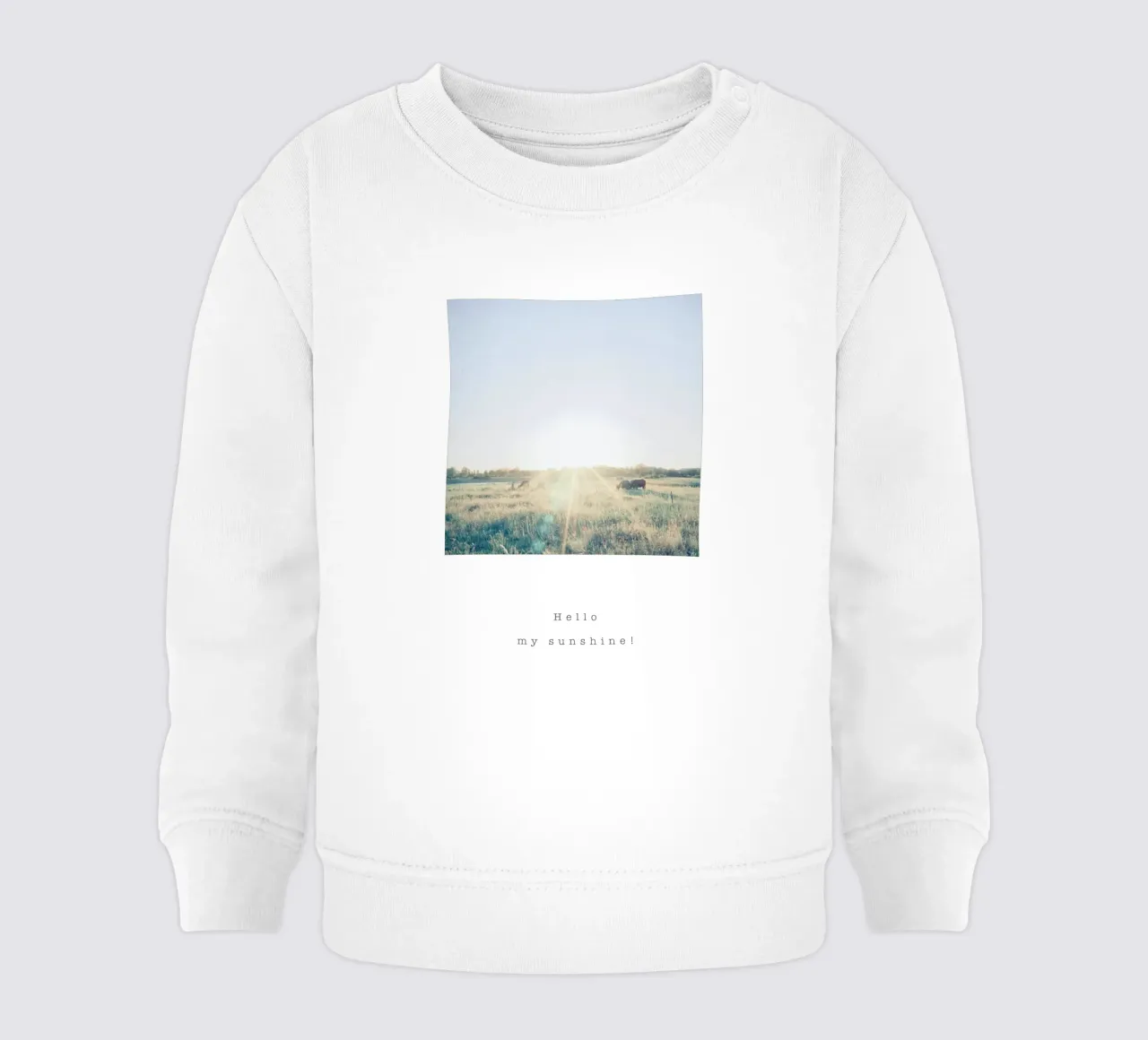 Hello, my sunshine! felpa neonato da natural neutral
