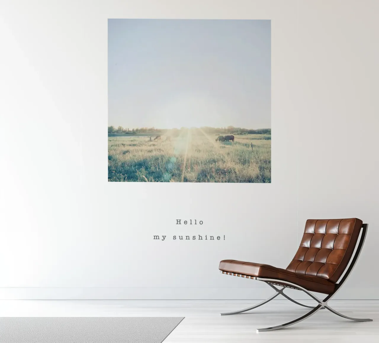 Hello, my sunshine! photo wallpaper by natural neutral