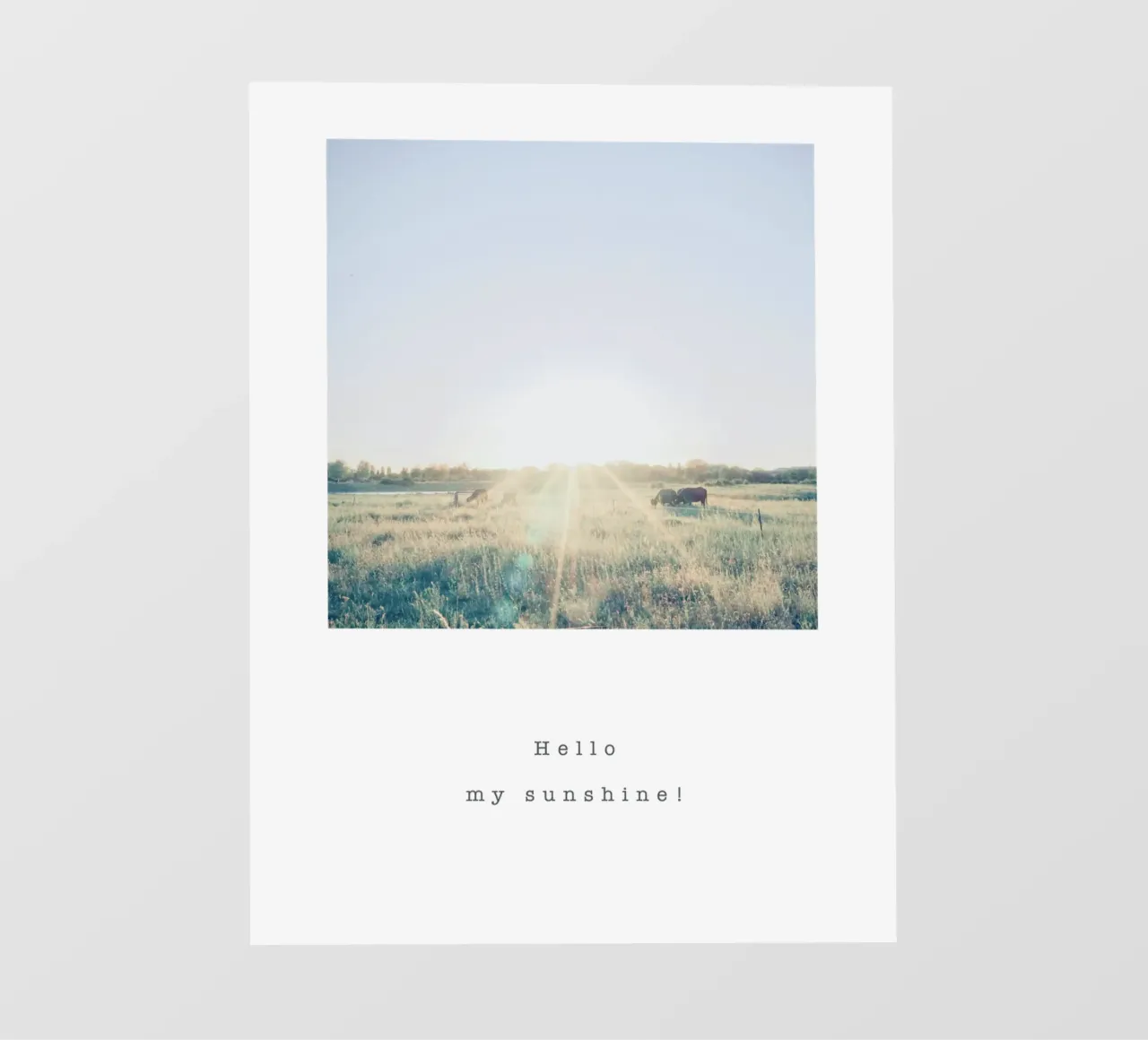 Hello, my sunshine! photo wallpaper by natural neutral