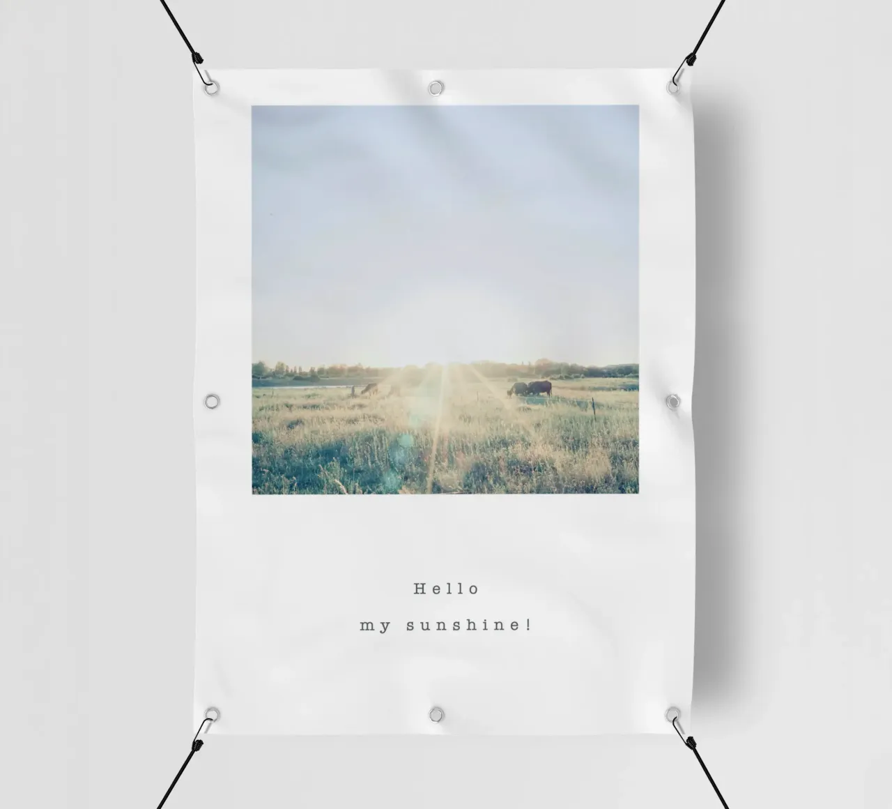 Hello, my sunshine! telo in pvc da natural neutral