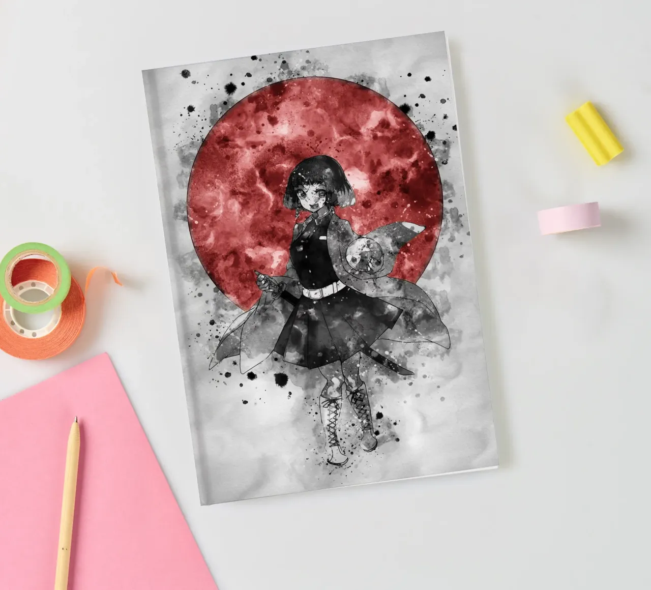 Susamaru notebook by Neonartstudio