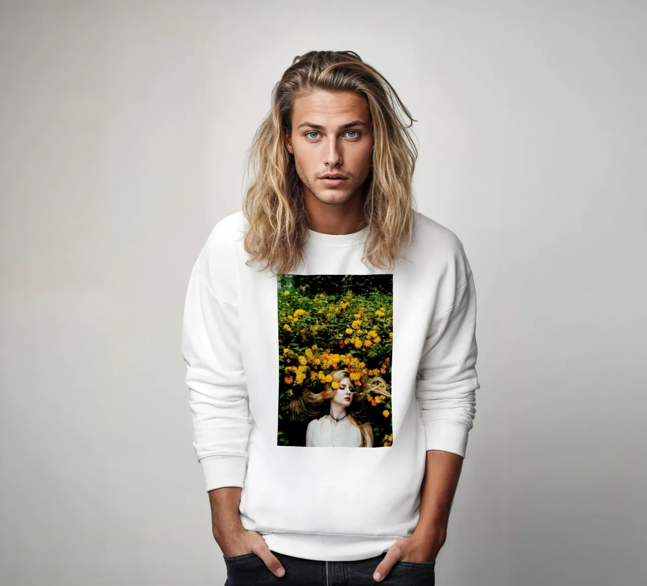 Yellow sweatshirt van Jovana Rikalo