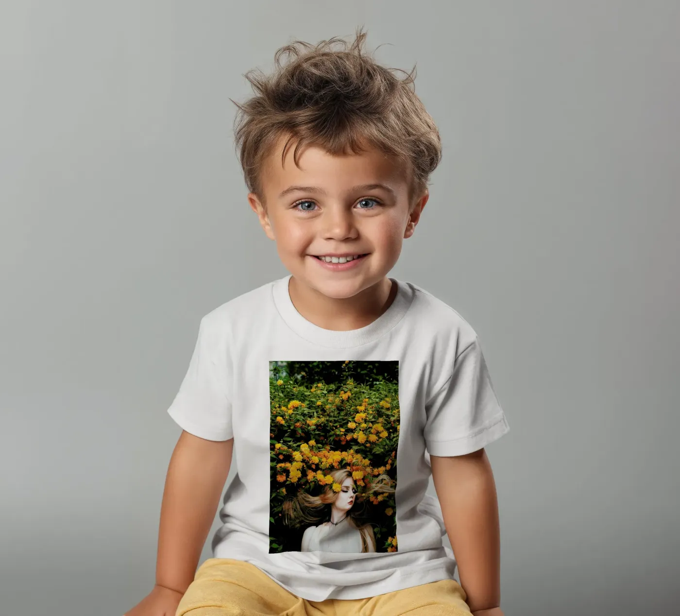 Yellow t-shirt bambini da Jovana Rikalo