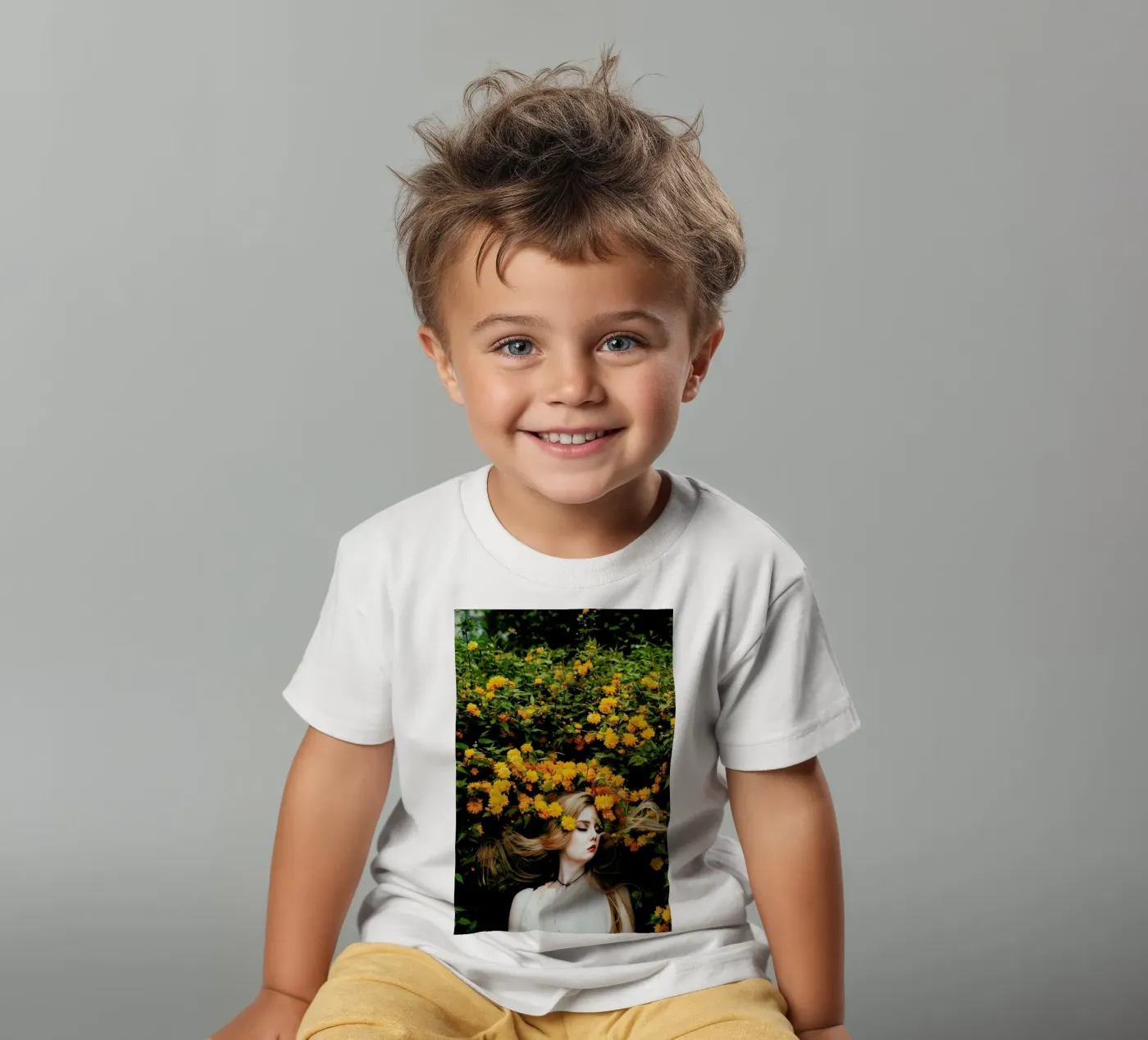 Yellow t-shirt bambini da Jovana Rikalo