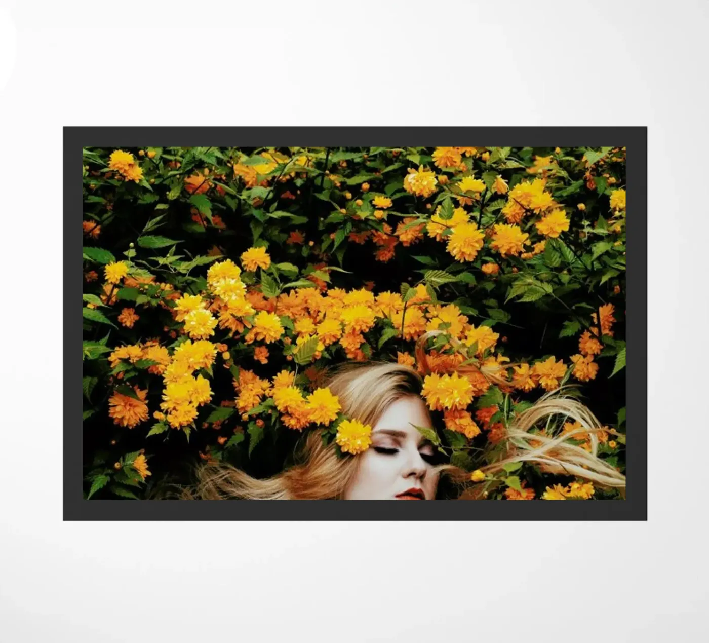 Yellow doormat by Jovana Rikalo