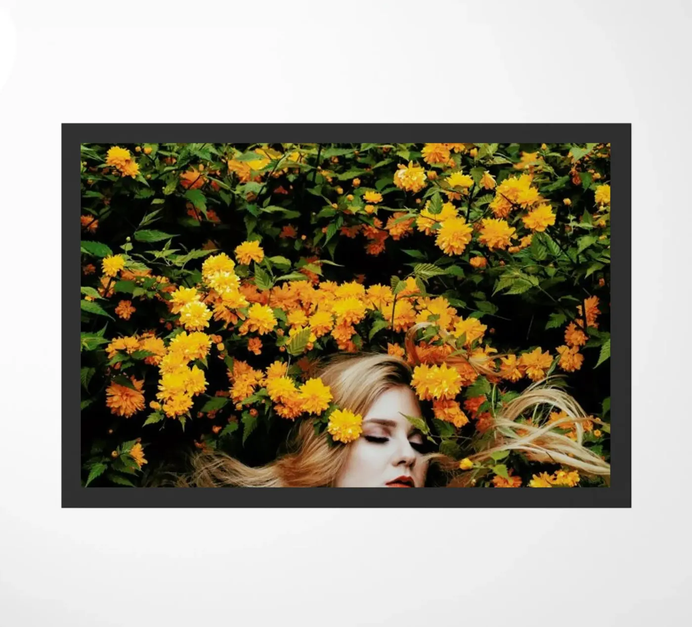Yellow doormat by Jovana Rikalo