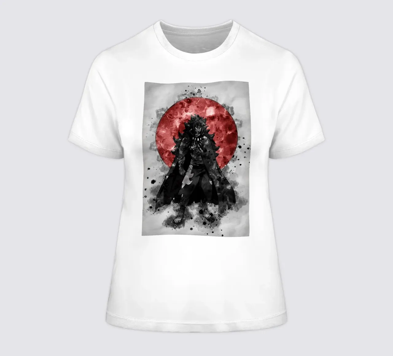 Acnologia women's fitted t-shirt by Neonartstudio