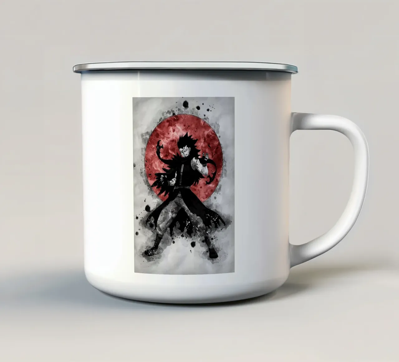 Gajeel Redfox tazza in smalto da Neonartstudio