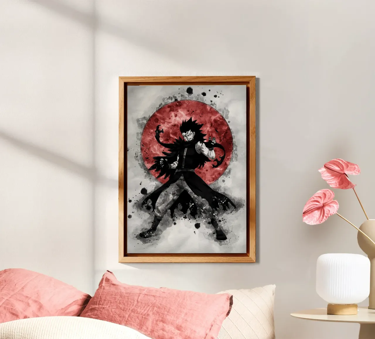 Gajeel Redfox alluminio dibond da Neonartstudio