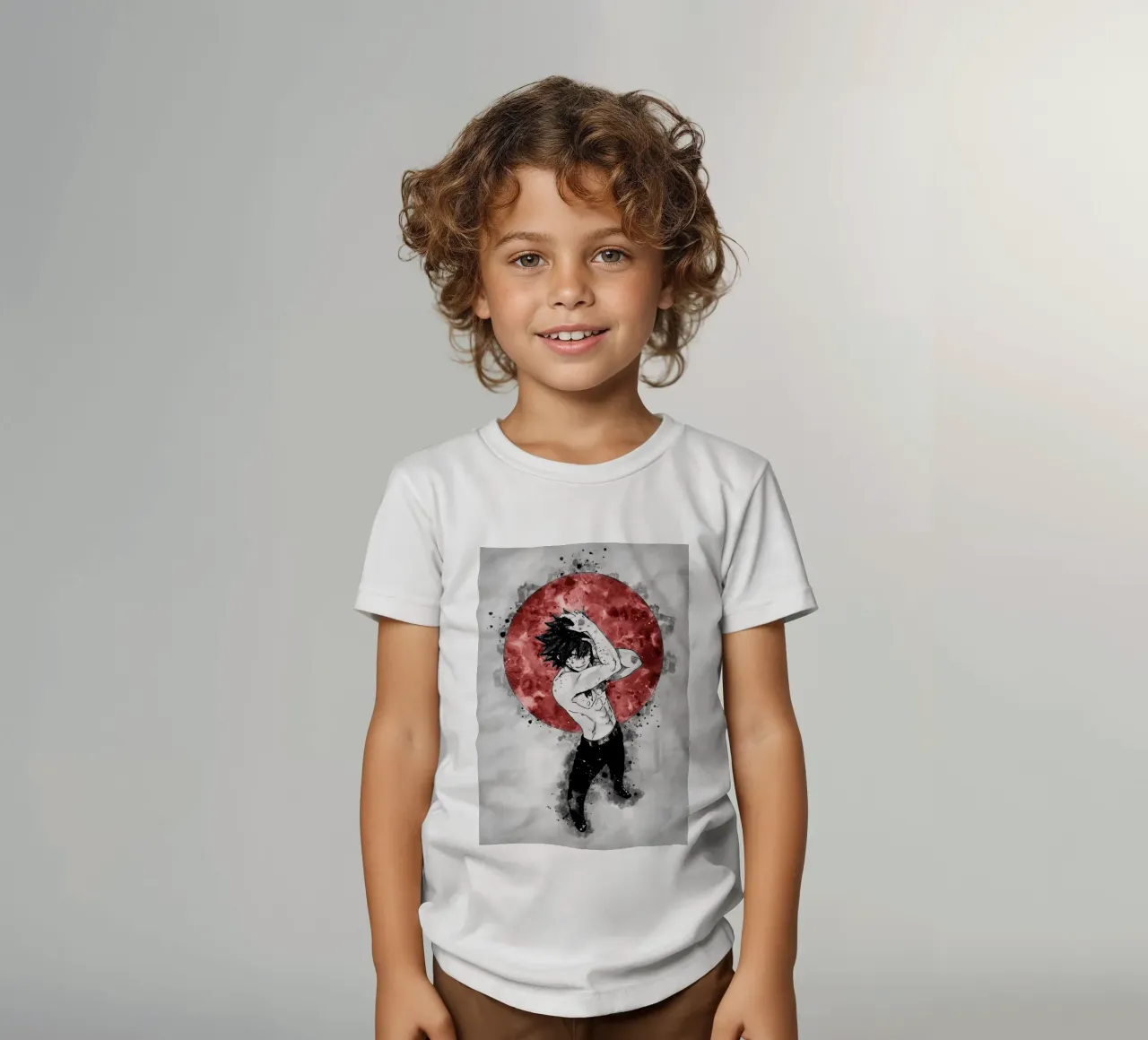 Gray Fullbuster 1 Kinder T-Shirt von Neonartstudio