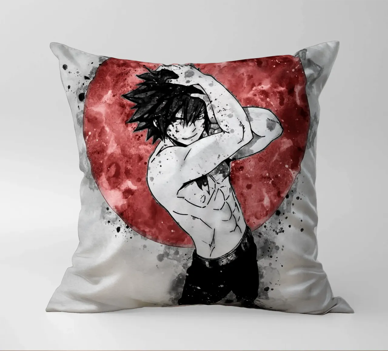 Gray Fullbuster 1 cuscino da Neonartstudio