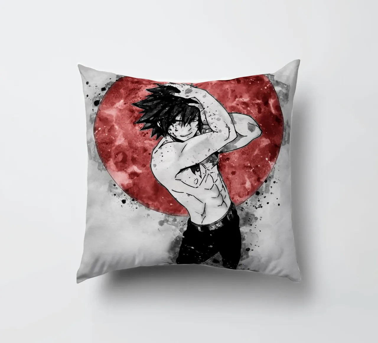 Gray Fullbuster 1 cuscino da Neonartstudio