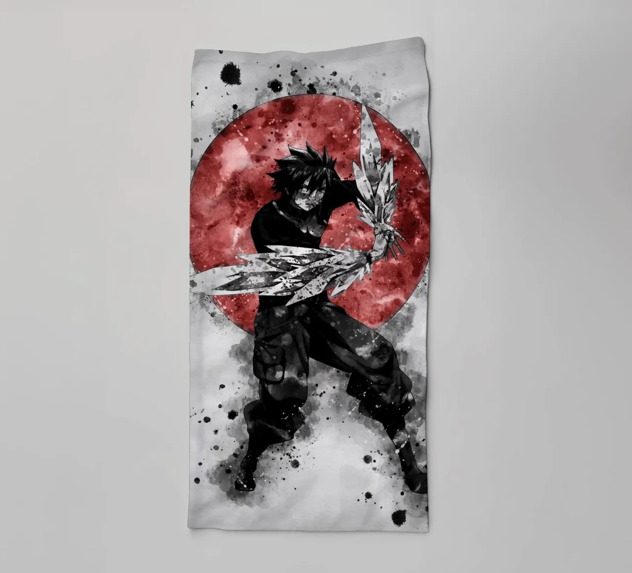 Gray Fullbuster towel by Neonartstudio