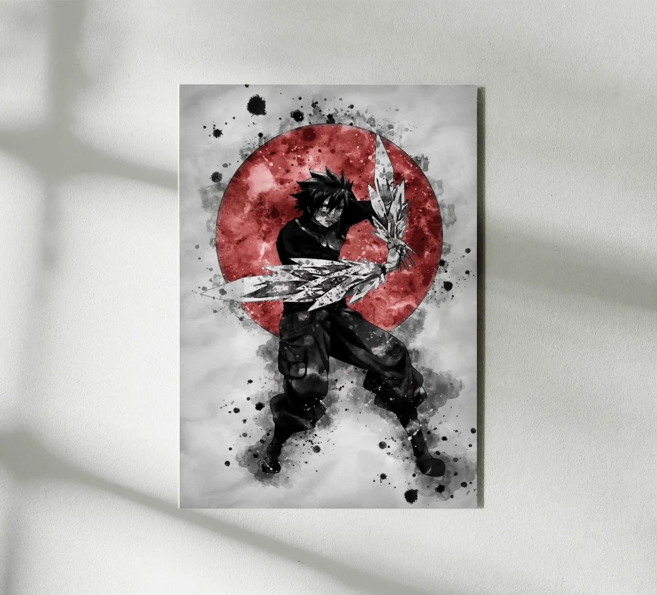 Gray Fullbuster alu-dibond by Neonartstudio