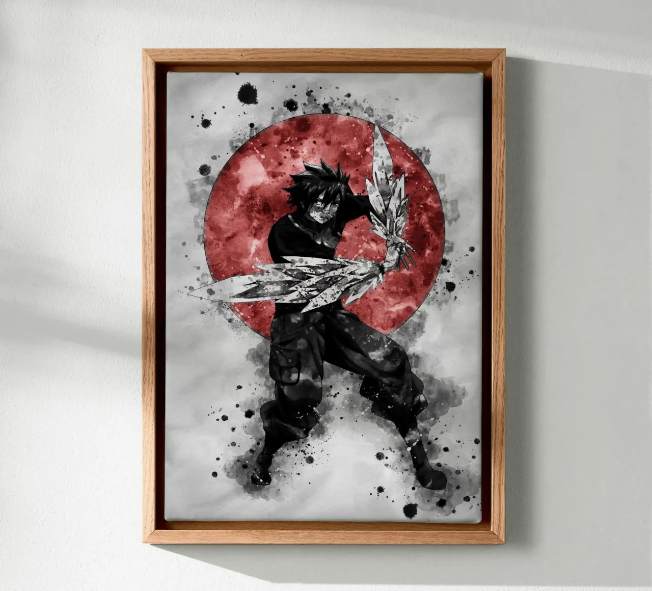 Gray Fullbuster canvas by Neonartstudio