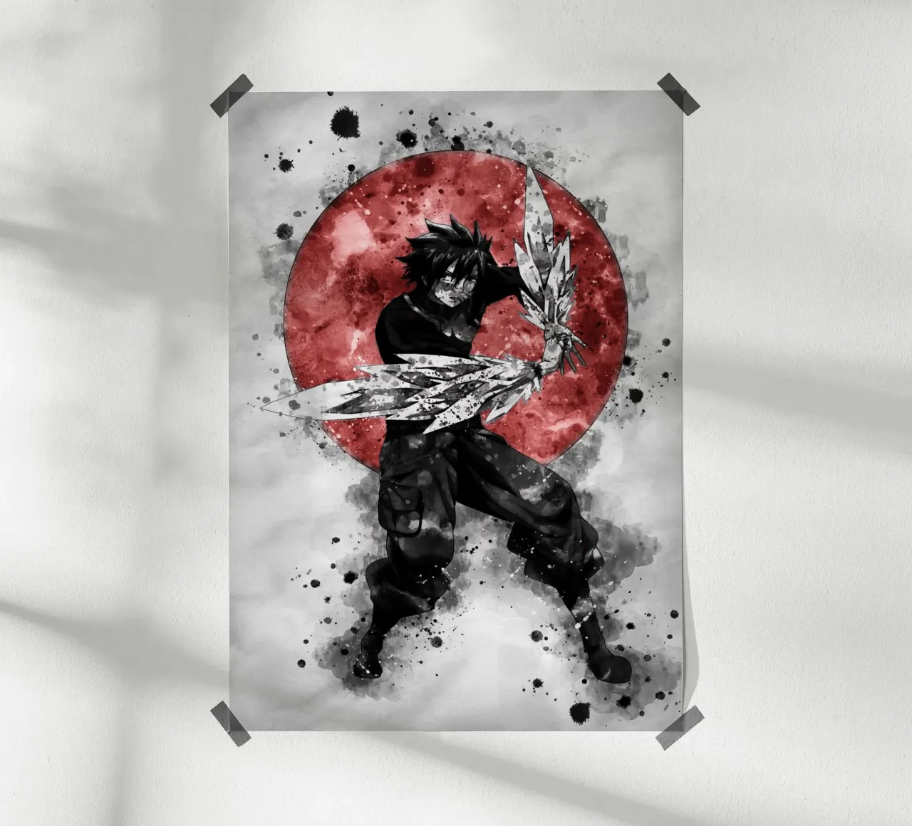Gray Fullbuster poster by Neonartstudio