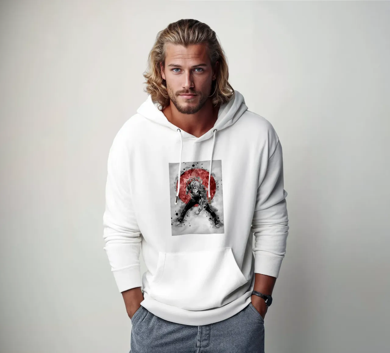 Laxus Dreyar felpa con cappuccio da Neonartstudio