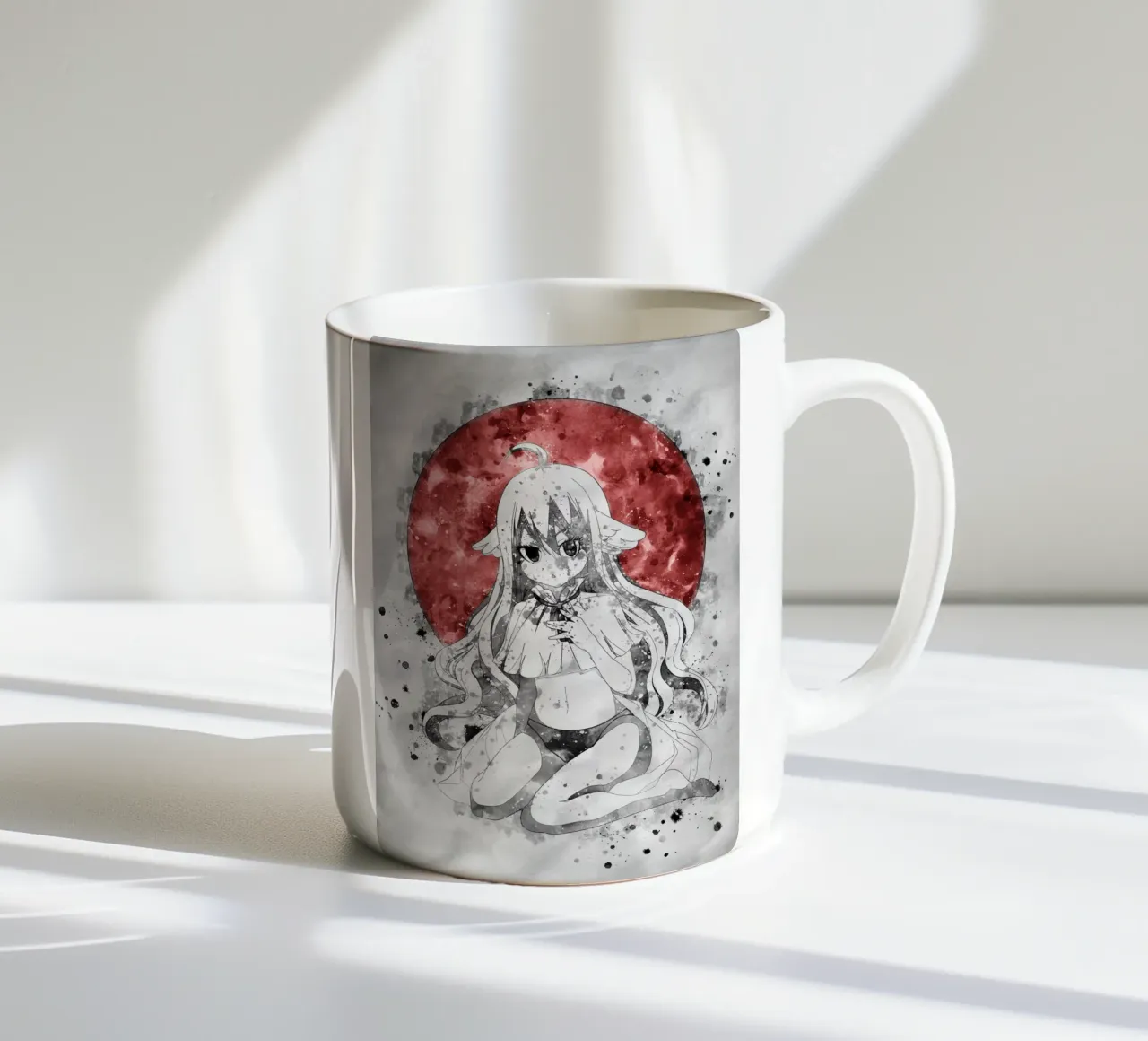 Mavis Vermillion tazza in ceramica da Neonartstudio