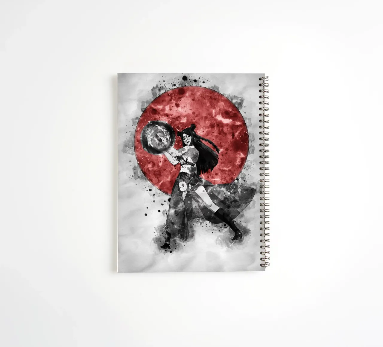 Minerva Orland spiral notebook by Neonartstudio