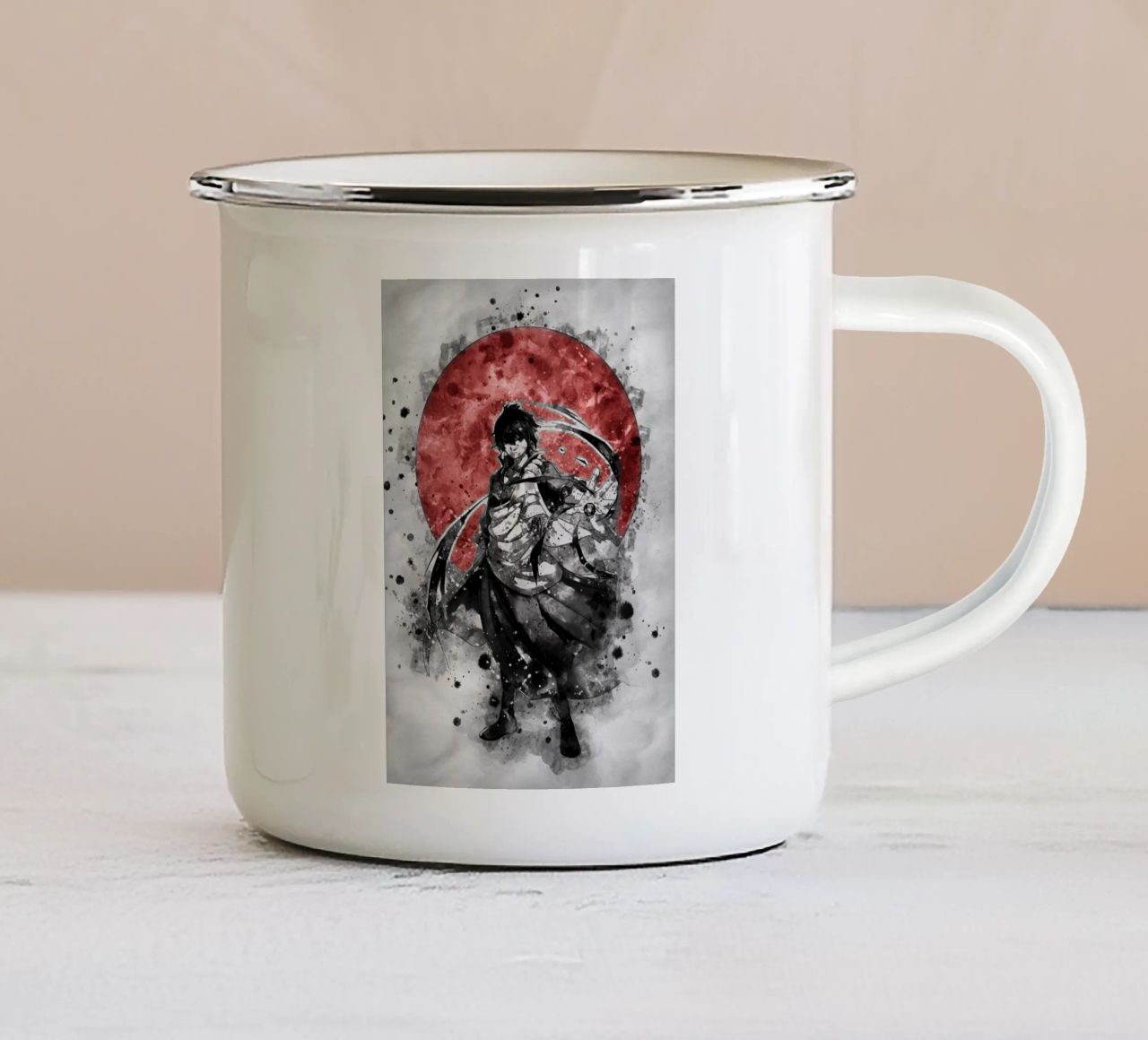 Zeref Dragneel tazza in smalto da Neonartstudio