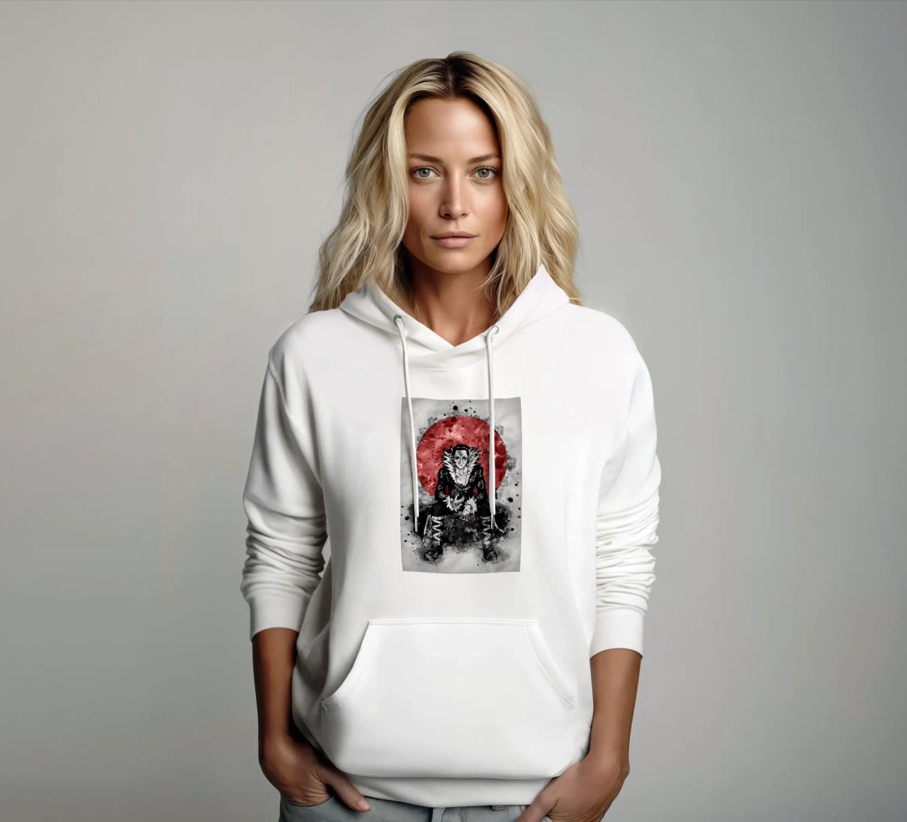 Chrollo Lucilfer felpa con cappuccio da Neonartstudio