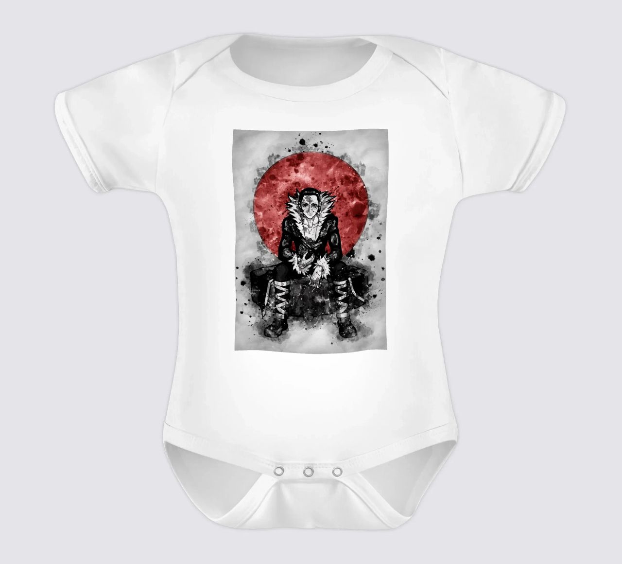 Chrollo Lucilfer body neonato maniche corte da Neonartstudio