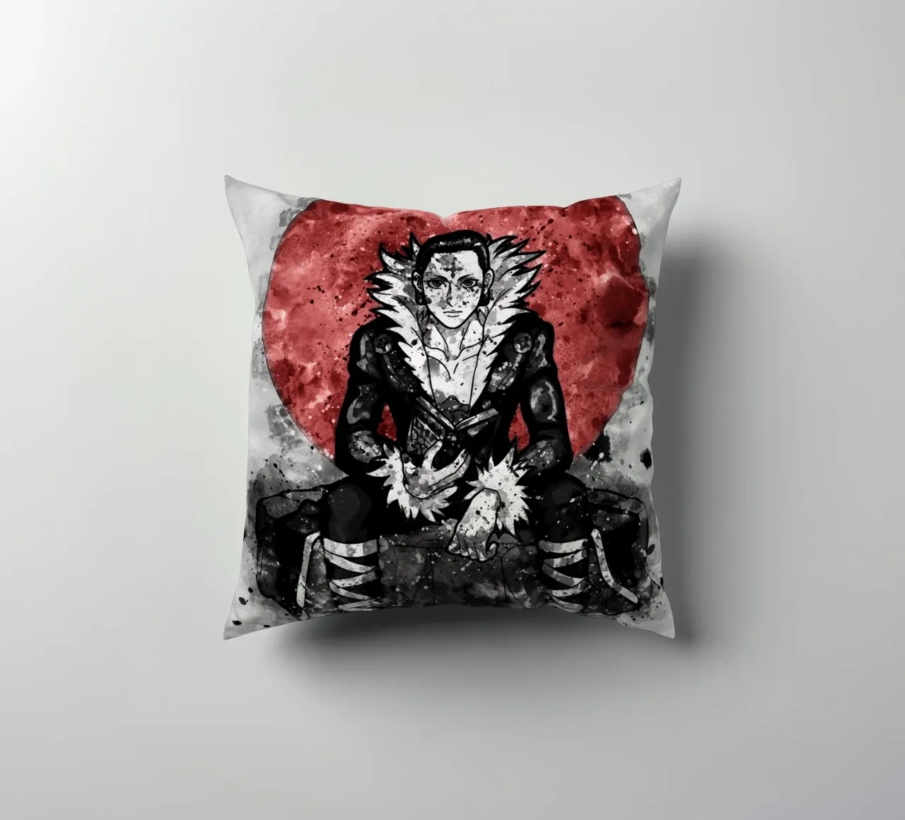 Chrollo Lucilfer Kissen von Neonartstudio
