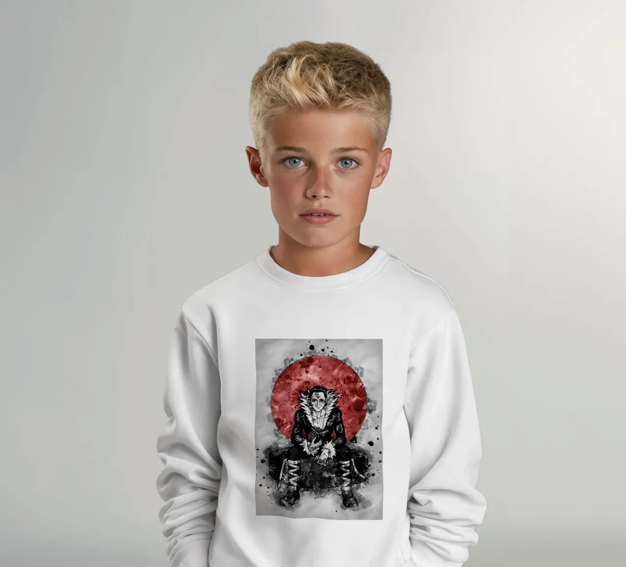Chrollo Lucilfer felpa bambino da Neonartstudio