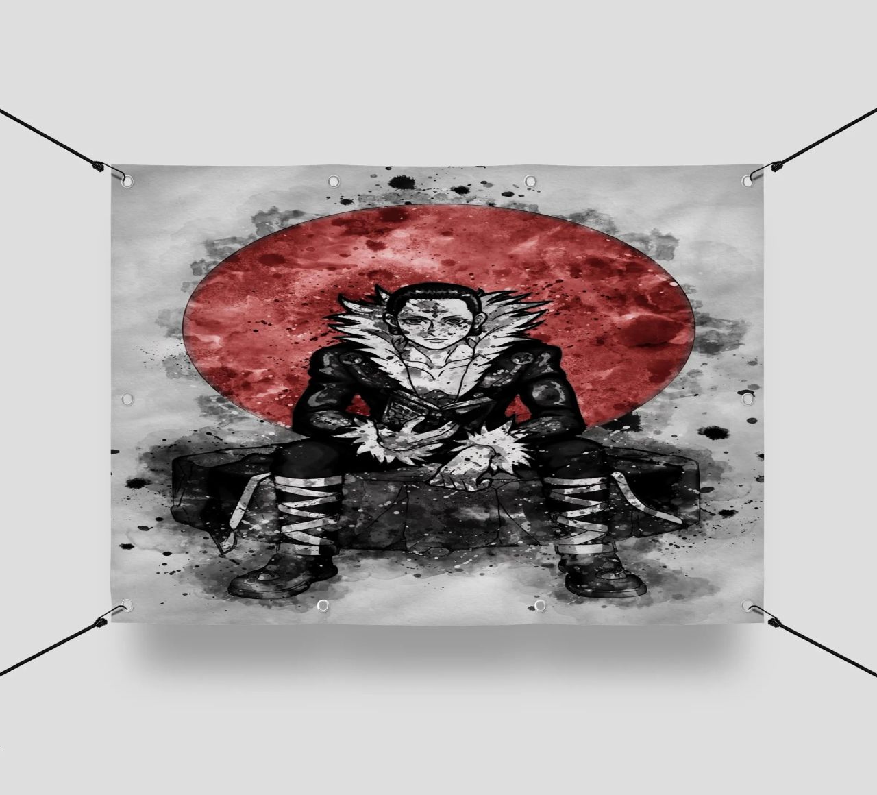 Chrollo Lucilfer telo in pvc da Neonartstudio