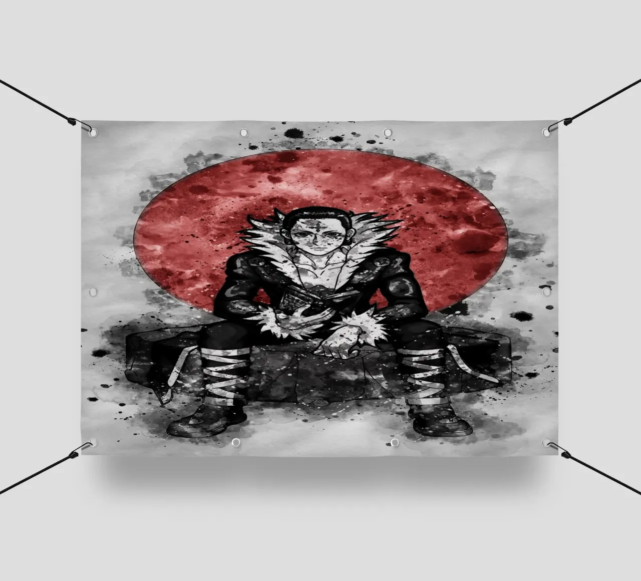 Chrollo Lucilfer telo in pvc da Neonartstudio