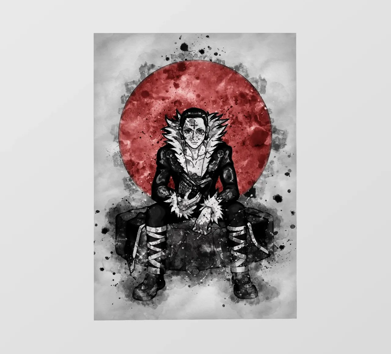 Chrollo Lucilfer telo in pvc da Neonartstudio