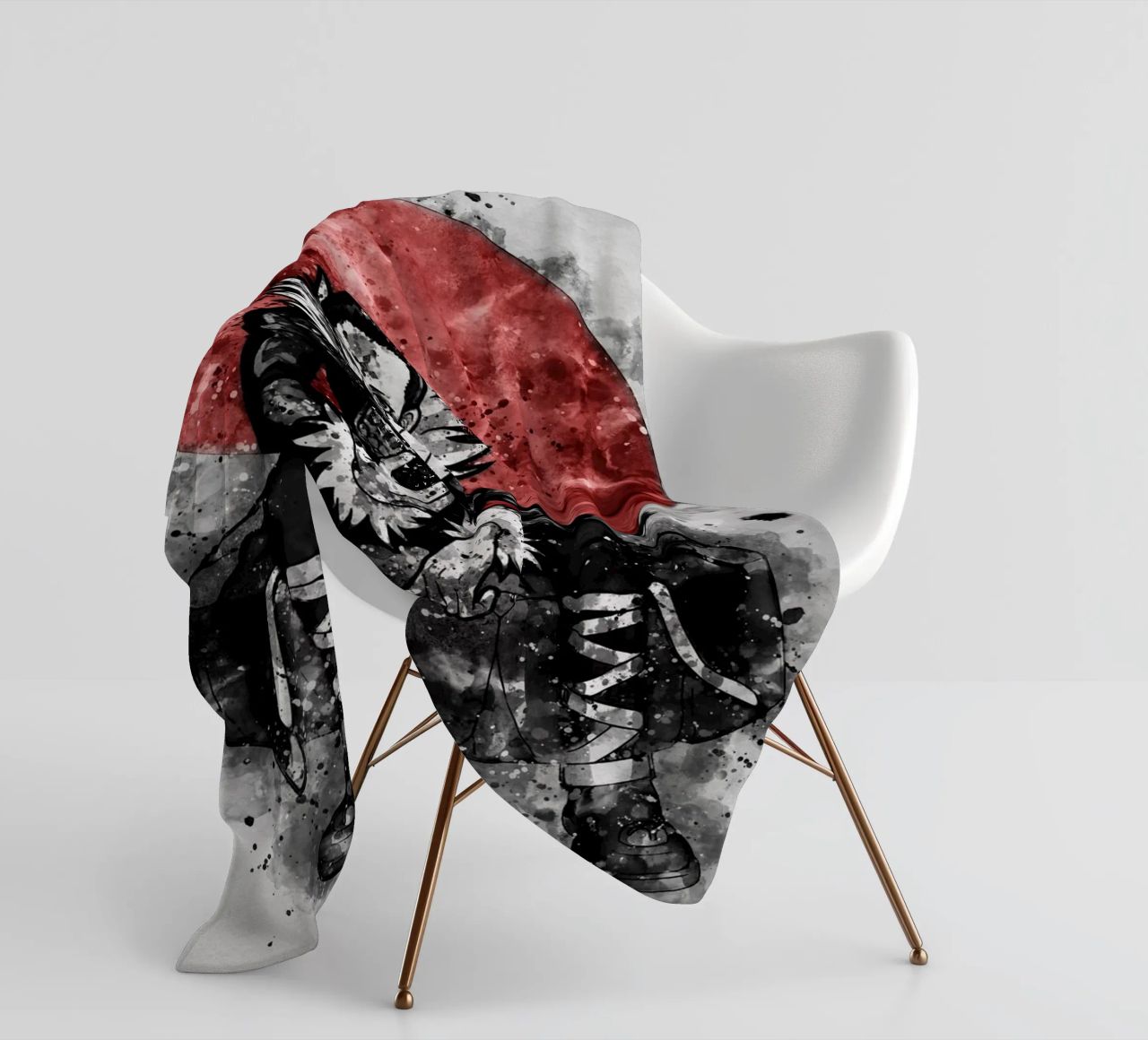 Chrollo Lucilfer coperta in pile da Neonartstudio