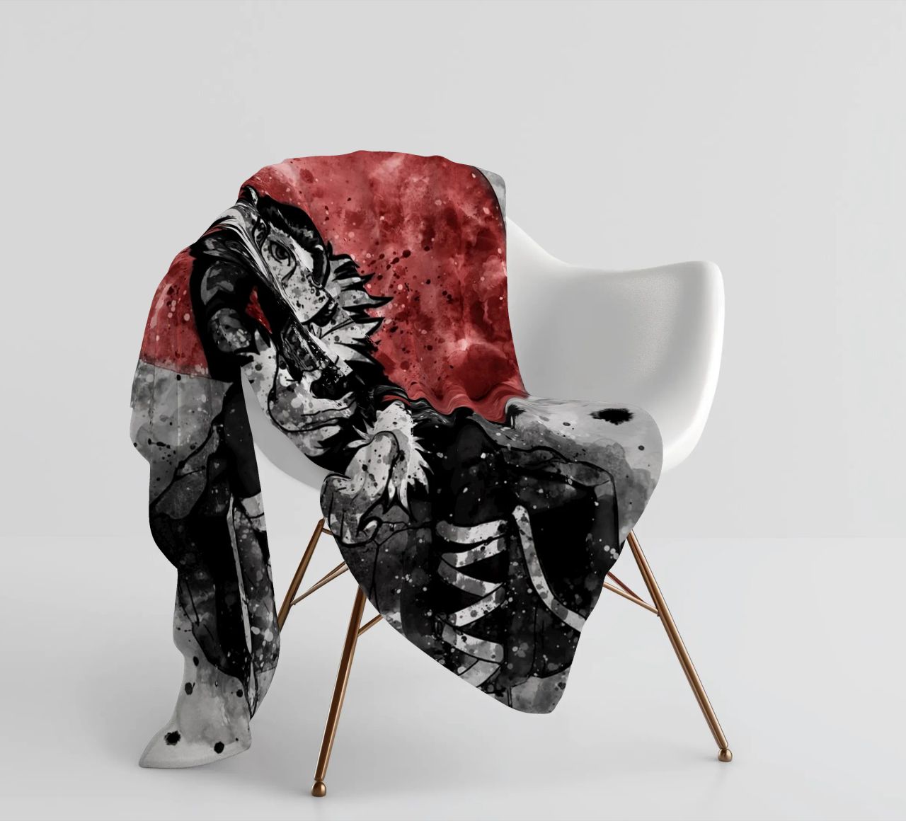 Chrollo Lucilfer coperta in pile da Neonartstudio