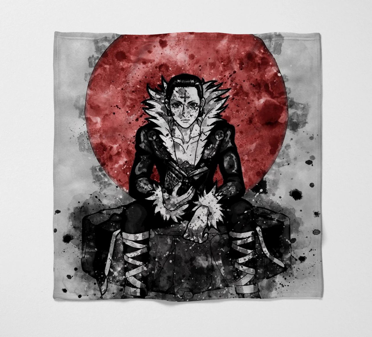 Chrollo Lucilfer coperta in pile da Neonartstudio