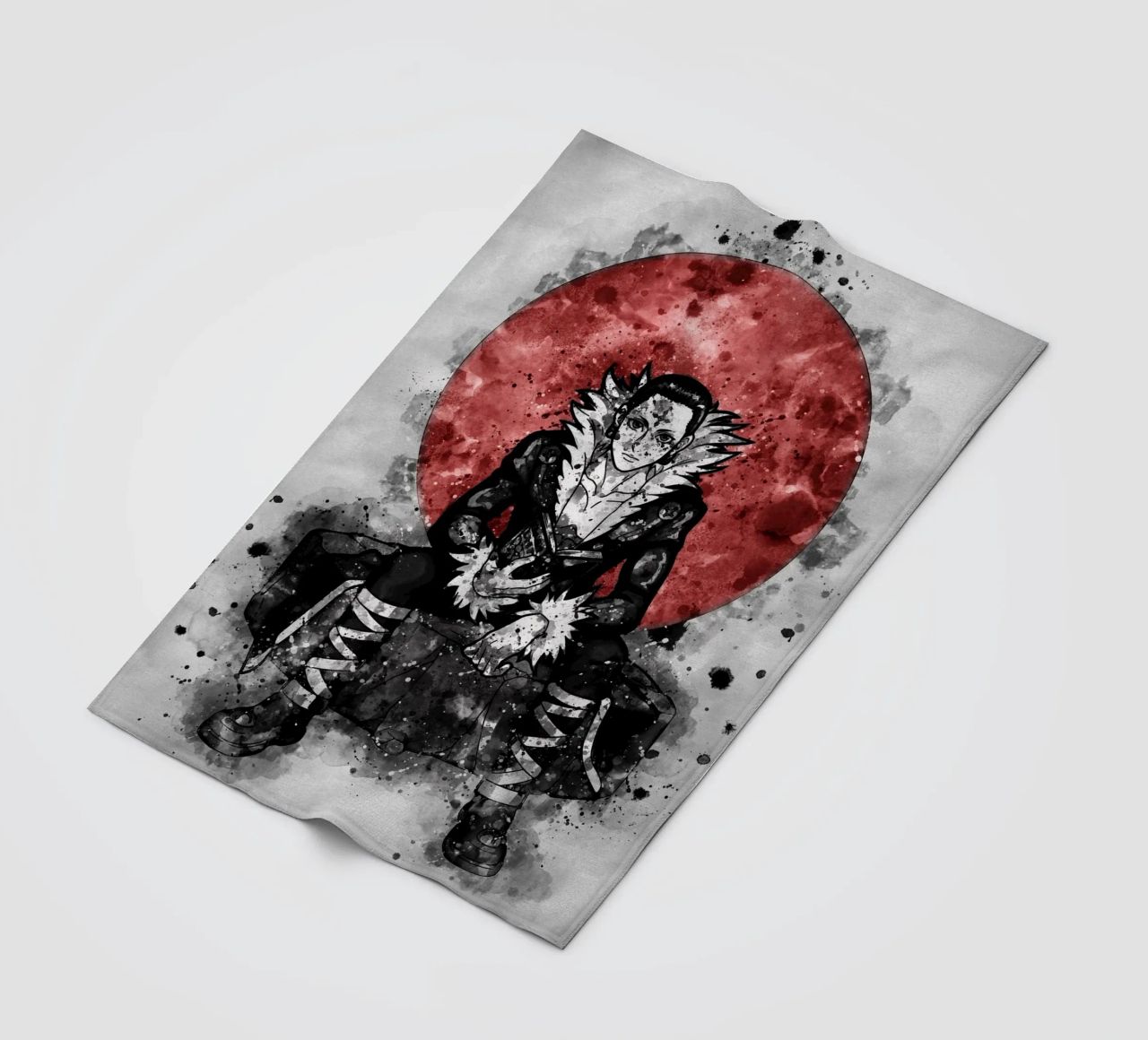 Chrollo Lucilfer coperta in pile da Neonartstudio