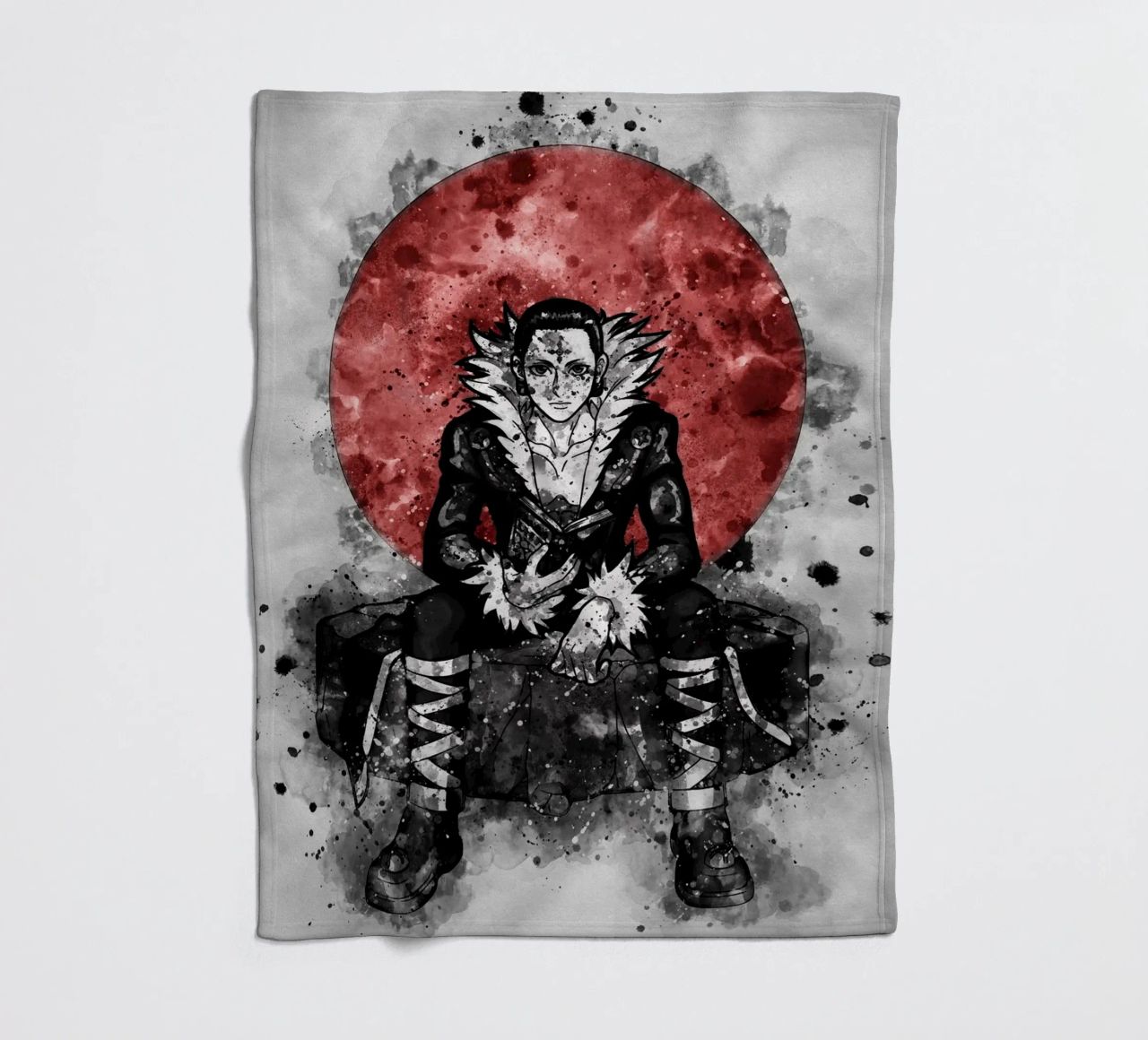 Chrollo Lucilfer coperta in pile da Neonartstudio