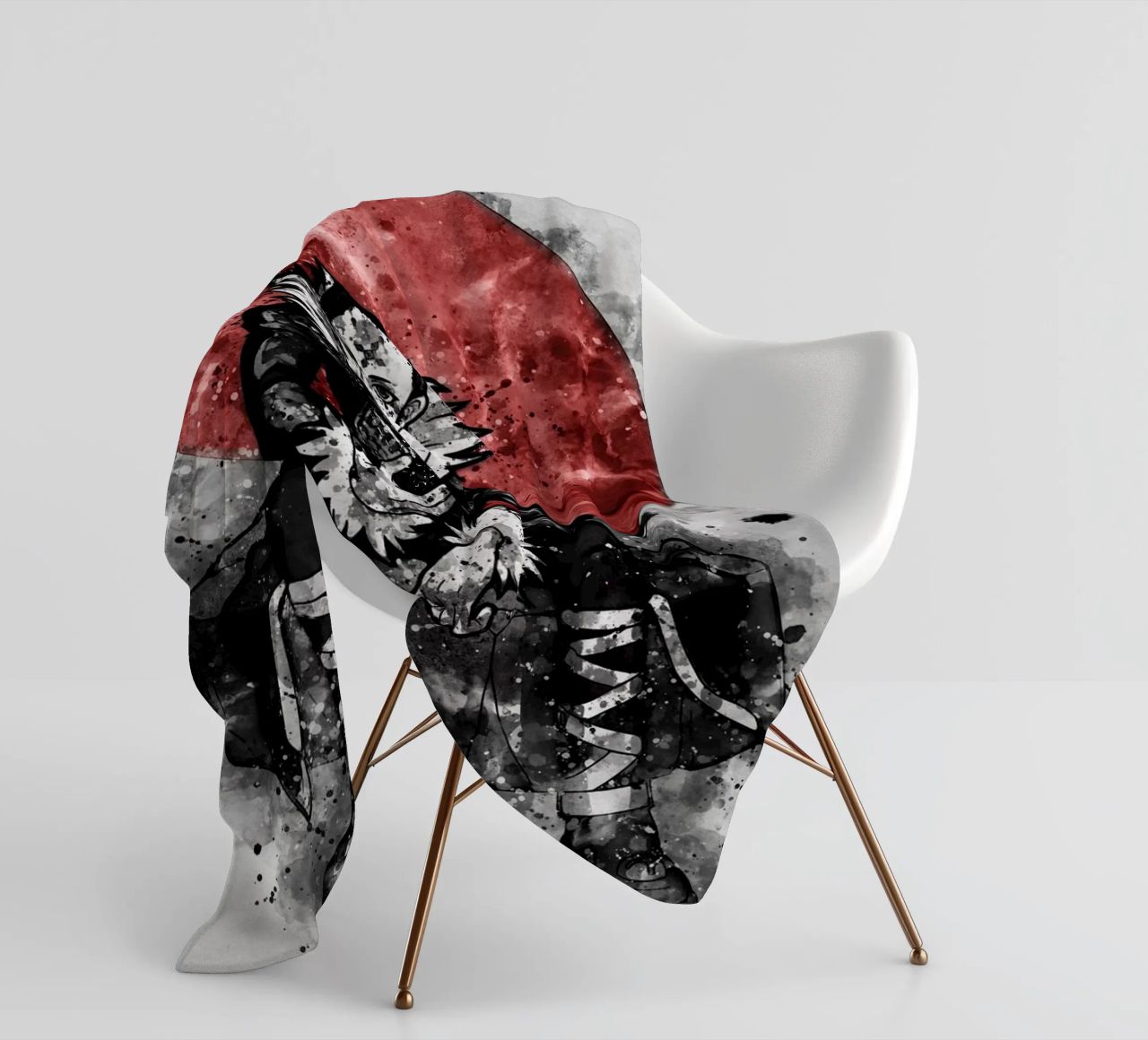 Chrollo Lucilfer coperta in pile da Neonartstudio