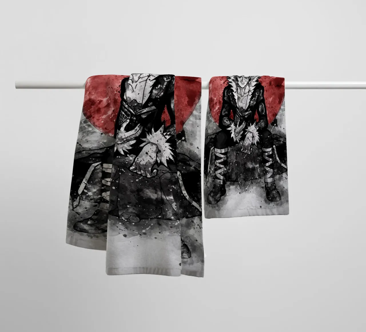 Chrollo Lucilfer toalla de baño de Neonartstudio