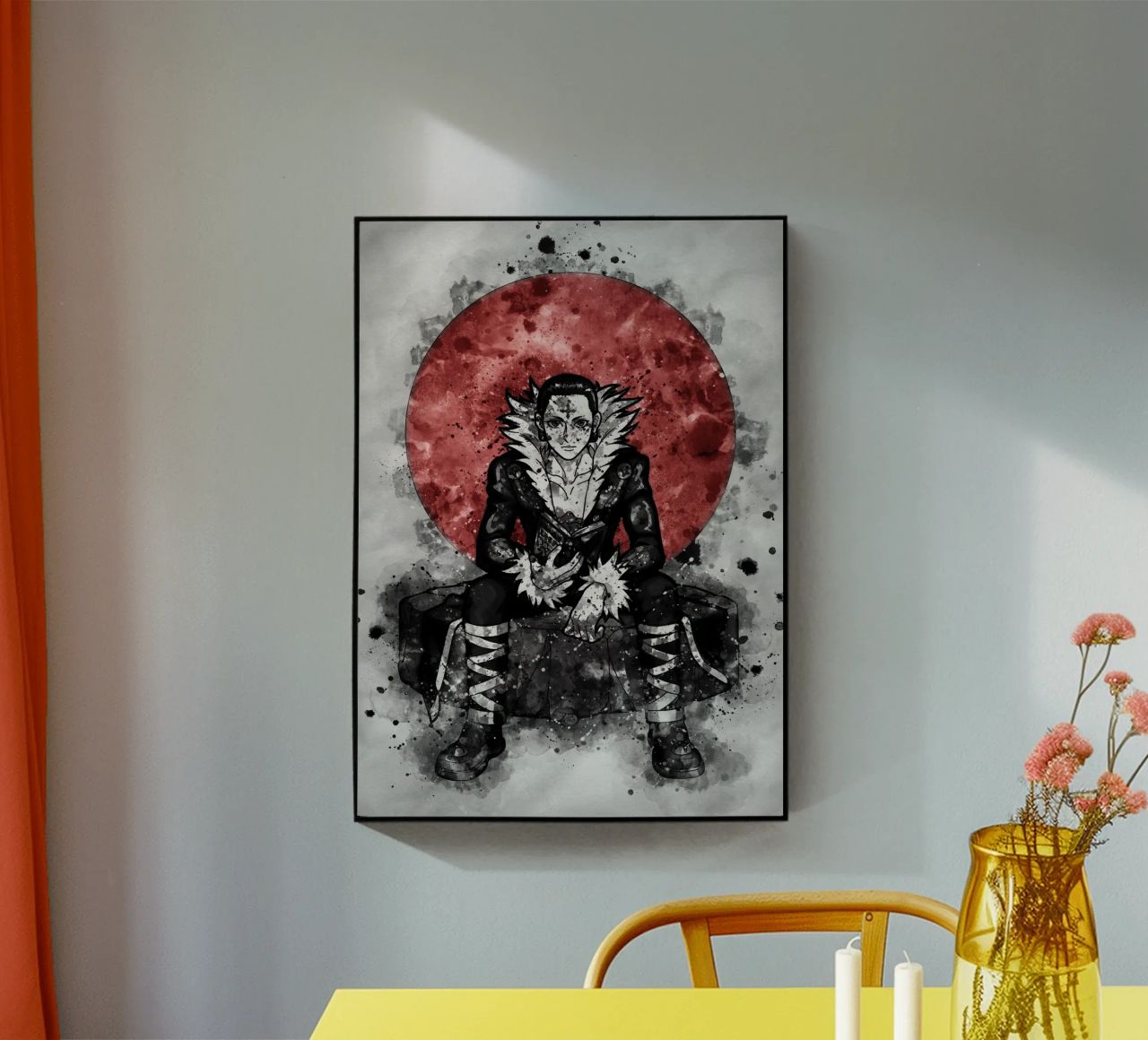 Chrollo Lucilfer plexiglass da Neonartstudio