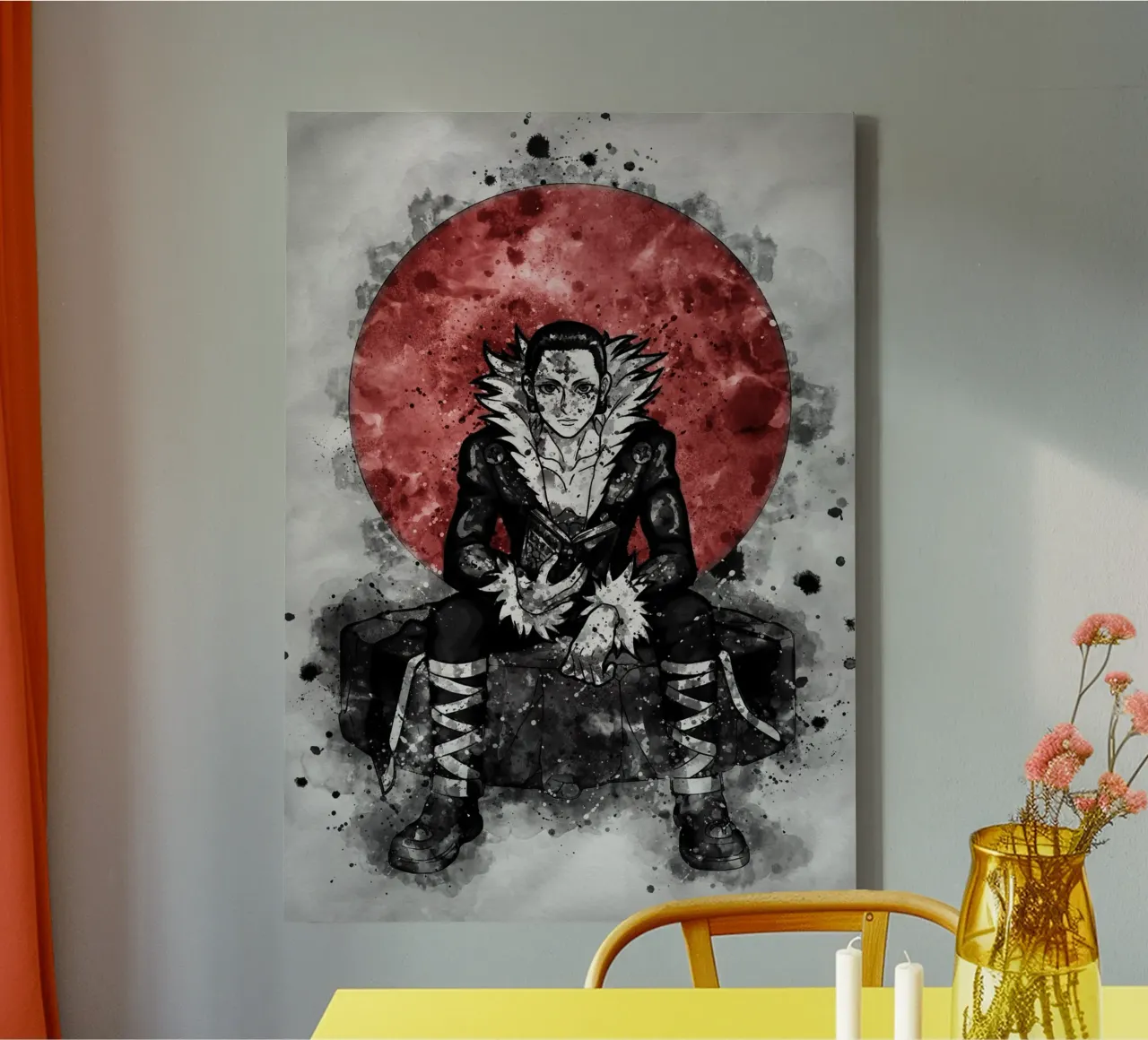 Chrollo Lucilfer tela da Neonartstudio