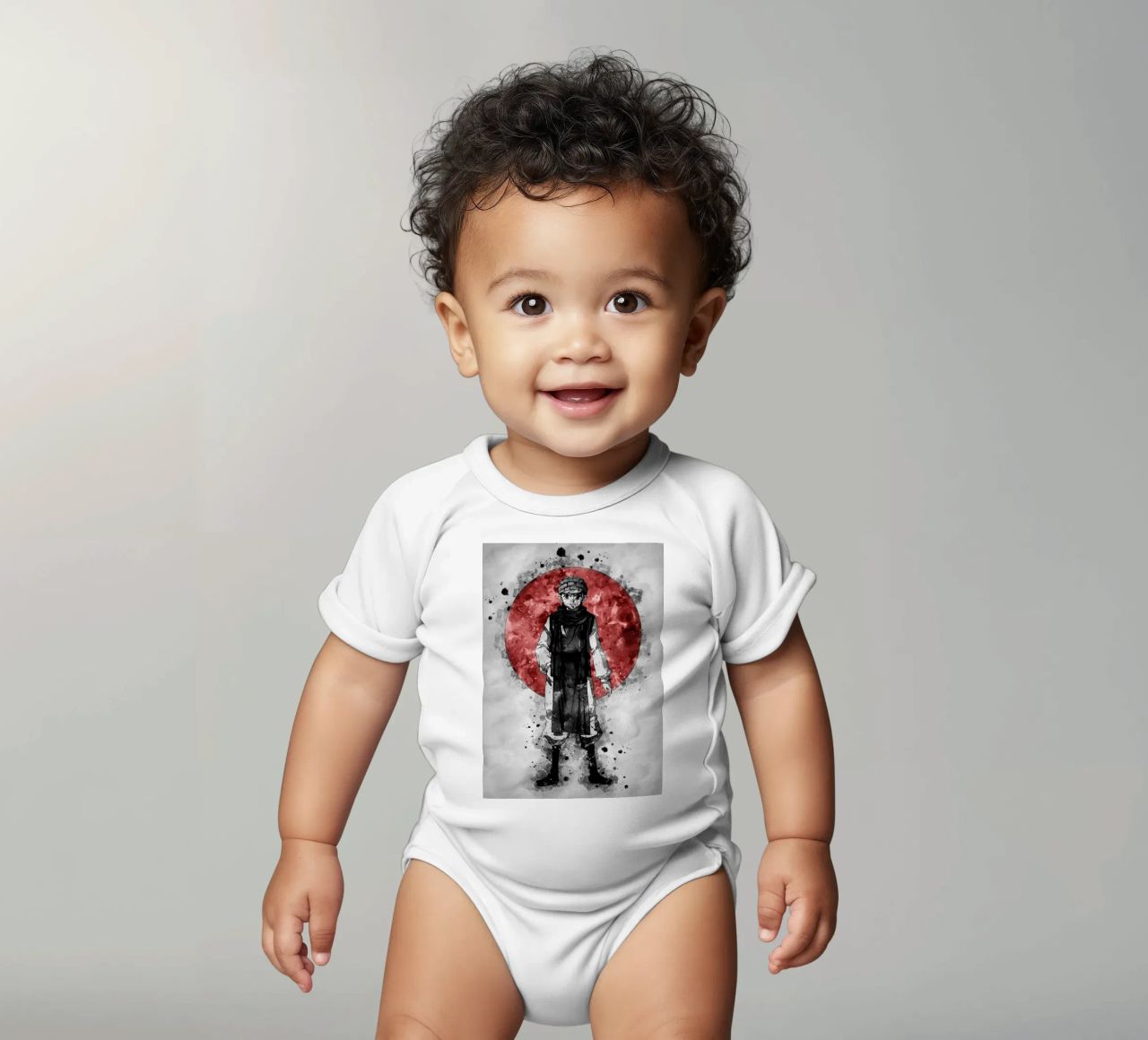 Ging Freecss body neonato maniche corte da Neonartstudio