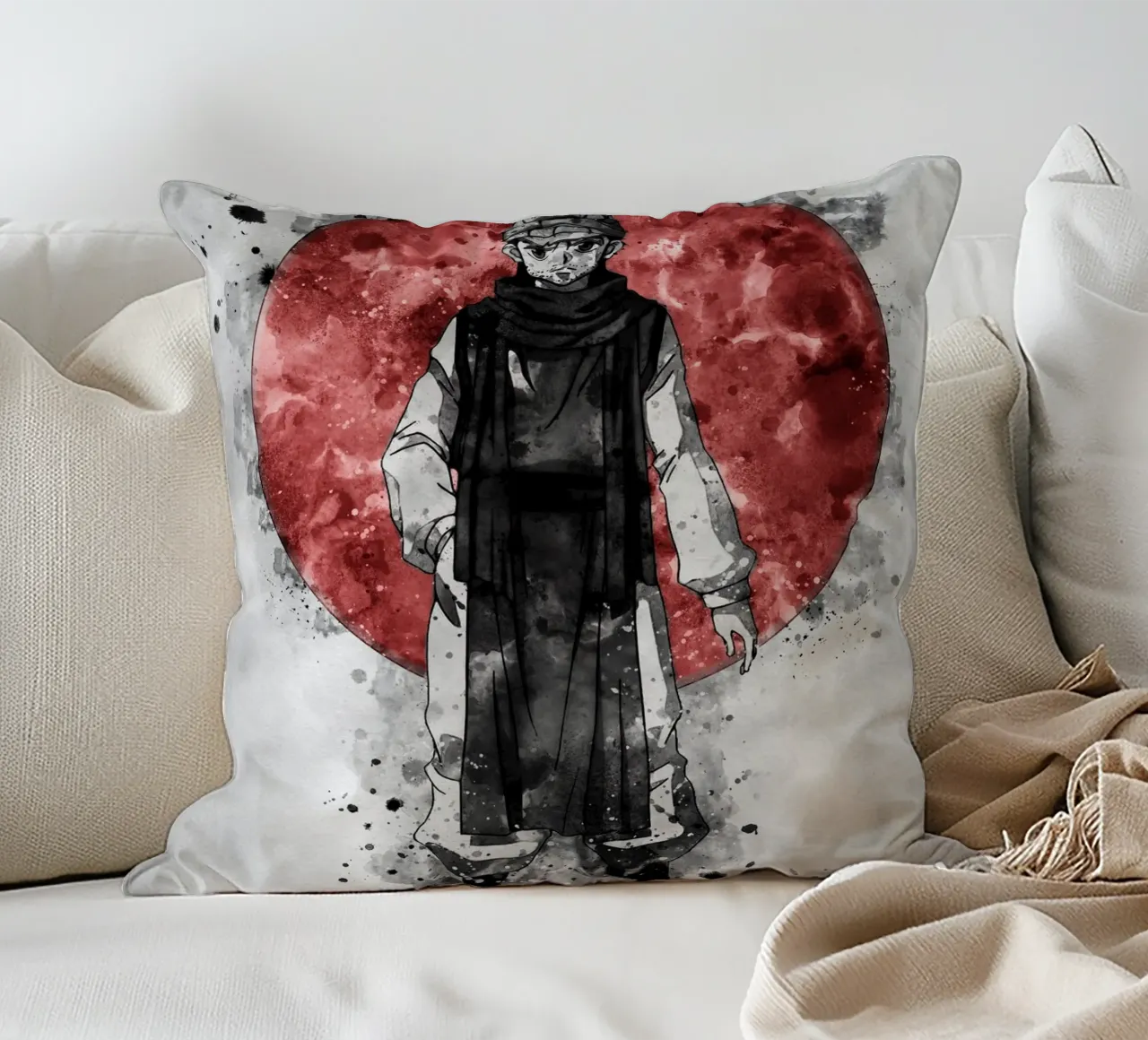 Ging Freecss coussin de Neonartstudio